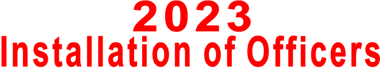 2023 Installation of Officers